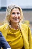 Queen Maxima At Healthcare Institution Ipse De Bruggen - Netherlands