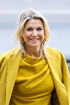 Queen Maxima At Healthcare Institution Ipse De Bruggen - Netherlands