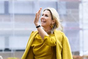 Queen Maxima At Healthcare Institution Ipse De Bruggen - Netherlands