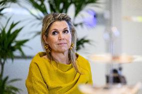 Queen Maxima At Healthcare Institution Ipse De Bruggen - Netherlands