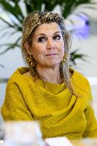 Queen Maxima At Healthcare Institution Ipse De Bruggen - Netherlands