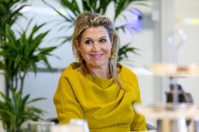 Queen Maxima At Healthcare Institution Ipse De Bruggen - Netherlands