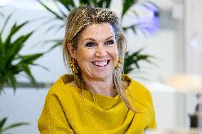 Queen Maxima At Healthcare Institution Ipse De Bruggen - Netherlands