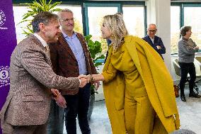 Queen Maxima At Healthcare Institution Ipse De Bruggen - Netherlands