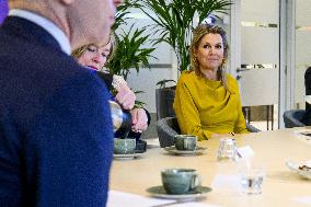 Queen Maxima At Healthcare Institution Ipse De Bruggen - Netherlands