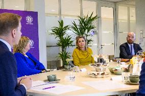 Queen Maxima At Healthcare Institution Ipse De Bruggen - Netherlands