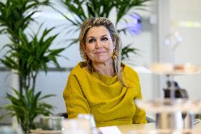 Queen Maxima At Healthcare Institution Ipse De Bruggen - Netherlands