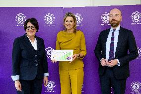 Queen Maxima At Healthcare Institution Ipse De Bruggen - Netherlands