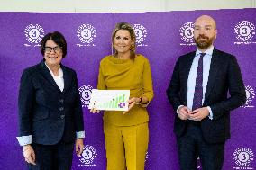 Queen Maxima At Healthcare Institution Ipse De Bruggen - Netherlands