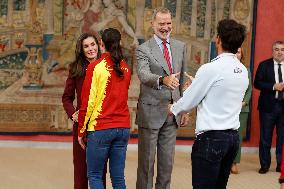 Royals Receive Olympic And Paralympic Athletes - Madrid