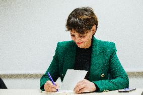 Najat Vallaud-Belkacem Book Signing - Rennes