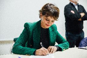 Najat Vallaud-Belkacem Book Signing - Rennes