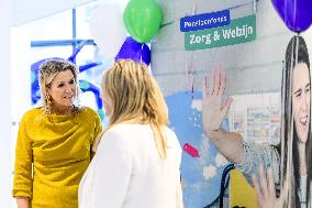 Queen Maxima At Healthcare Institution Ipse De Bruggen - Netherlands