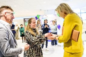 Queen Maxima At Healthcare Institution Ipse De Bruggen - Netherlands