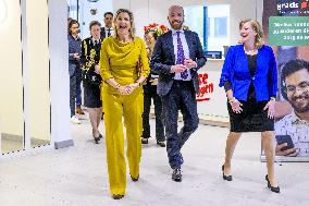 Queen Maxima At Healthcare Institution Ipse De Bruggen - Netherlands