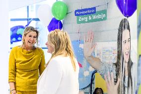 Queen Maxima At Healthcare Institution Ipse De Bruggen - Netherlands