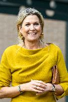 Queen Maxima At Healthcare Institution Ipse De Bruggen - Netherlands