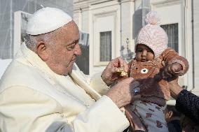 Pope Francis Wednesday Audience - Vatican