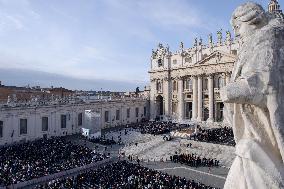 Pope Francis Wednesday Audience - Vatican