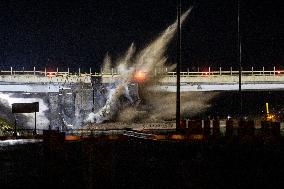 Demolition of the Kanama Viaduct