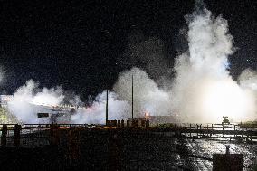 Demolition of the Kanama Viaduct