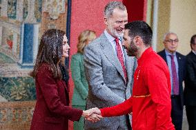 Royals Receive Olympic And Paralympic Athletes - Madrid