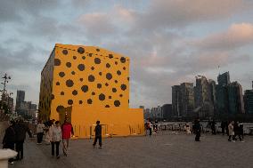 Yayoi Kusama's Giant Installation House in Shanghai