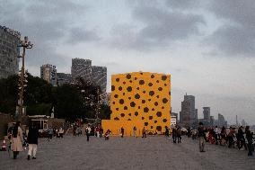 Yayoi Kusama's Giant Installation House in Shanghai