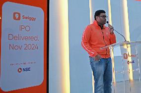 Swiggy IPO Listing Ceremony In Mumbai