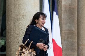 Council Of Ministers At The Elysee Palace