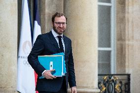 Council Of Ministers At The Elysee Palace