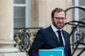 Council Of Ministers At The Elysee Palace