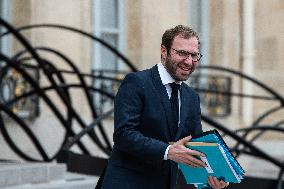 Council Of Ministers At The Elysee Palace