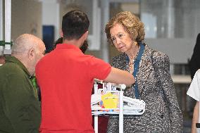 Queen Sofia Visit To San Jose Institute Foundation - Madrid