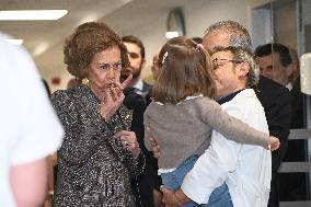 Queen Sofia Visit To San Jose Institute Foundation - Madrid