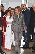 Queen Sofia Visit To San Jose Institute Foundation - Madrid