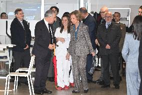 Queen Sofia Visit To San Jose Institute Foundation - Madrid