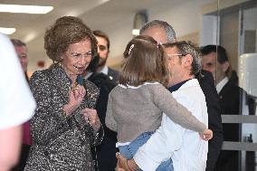 Queen Sofia Visit To San Jose Institute Foundation - Madrid