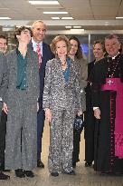 Queen Sofia Visit To San Jose Institute Foundation - Madrid