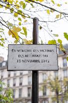 Tribute To The Victims Of The Terrorist Attacks 13/11 - Le Comptoir Voltaire - Paris