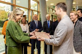 Queen Maxima At State Of The SME Presentation - Netherlands