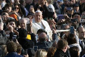 Pope Francis Weekly General Audience - Vatican