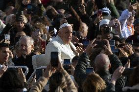 Pope Francis Weekly General Audience - Vatican