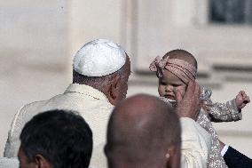 Pope Francis Weekly General Audience - Vatican