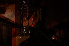 Fire Broke Out In Industrial Area In Sopore