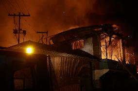 Fire Broke Out In Industrial Area In Sopore