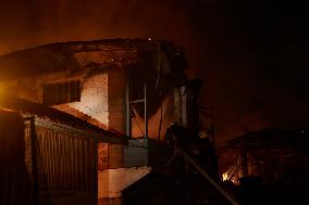 Fire Broke Out In Industrial Area In Sopore