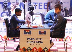 First Day Of 6th Tata Steel Chess India Rapid & Blitz In Kolkata-13 Nov 12 2024.