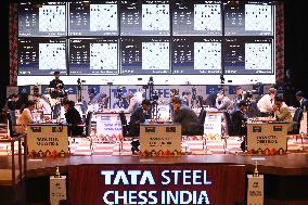 First Day Of 6th Tata Steel Chess India Rapid & Blitz In Kolkata-13 Nov 12 2024.