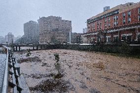 Flood Alerts Issued In Malaga, Spain